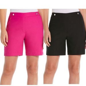 2 NWT Pairs of Rafaella Comfort Bermuda Shorts : Size 16